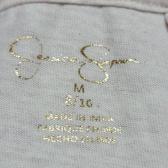 Jessica Simpson Girls Crop Tee w/ Flare Sleeves "Take It Easy" - Medium (8/10) - Picture 5 of 6